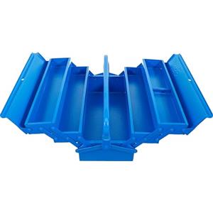 BGS 33000 | Cassetta porta attrezzi in metallo | vuoto | 420 x 200 x 200 mm | 5 vani