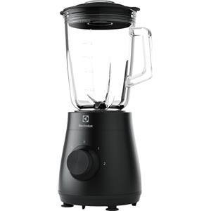 Electrolux E3TB1-4GG, Frullatore da Tavolo Create 3 con Lame TruFlow, Motore 500 W, Caraffa XL 1,5 L, 2 Velocità e Funzione Pulse, Lame in Acciaio Inox, Nero