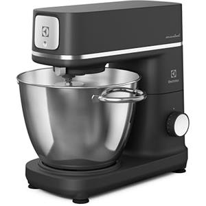 Electrolux, Impastatrice Planetaria E6KM1-4BPT, Robot da Cucina Multifunzione 1200 W, Ciotole da 6 e 4 L, LED Integrato, Coperchio PerfectRiseLid, Accessori Completi, Nero