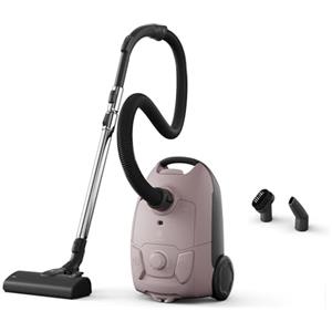 Electrolux EB51C1WP, Aspirapolvere a Traino con Sacco Serie 500, 750W, Bocchetta AllFloor, Raggio d'Azione Ampio, Filtro HEPA, Compatto e Maneggevole, 37% Plastica Riciclata