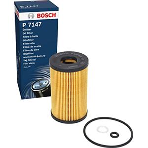 Bosch Filtro Olio per Auto P7147 - Protegge l'olio motore da fuliggine e da particelle metalliche - Offre una lubrificazione efficace del motore