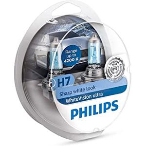 Philips Automotive Lighting 12972WVUSM WhiteVision Ultra H7 Lampada fari, Twin box, Set di 2