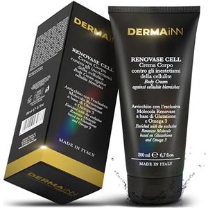 Innbiotec Pharma Renovase Cell - Crema Anticellulite Forte - Rassodante Corpo Forte - Cellulite Gambe e Glutei - Crema Drenante Gambe