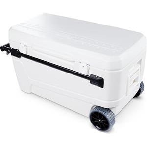 IGLOO Glide 110 Frigorifero con Ruote, 104 L, Bianco
