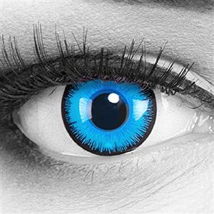 MeralenS Funnylens 1 Coppia color Cosplay Manga Crazy Fun Anni Lenti a contatto Alper con gratis Casi Lens. perfetto per Halloween, Carnevale e Costume
