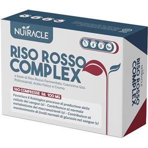 T-Rex Integratori Riso Rosso Fermentato 160 compresse - Integratore Colesterolo con Monacolina, Acido Folico, Coenzima Q10, Policosanoli