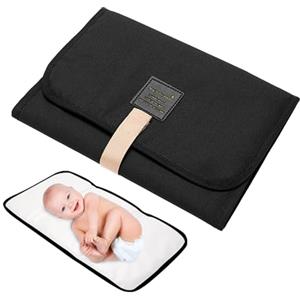 Generic Fasciatoio pieghevole - Fasciatoio portatile impermeabile con cuscino | Fasciatoio compatto e confortevole, fasciatoio per borsa pannolini, fasciatoio per viaggi e gite