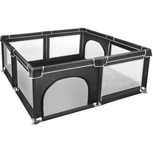 Homewell Ababy Playpen - Box per bambini, con base a ventosa antiscivolo, per interni ed esterni, con custodia (senza palla)