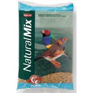 Padovan Natural Mix Esotici 5 Kg - Mangime Completo per Uccelli Esotici con Cereali e Semi Selezionati