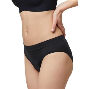 POMPEA Mutande Assorbenti Donna a Vita Bassa, Slip Mestruale Senza Cuciture, Lavabile e Riutilizzabile