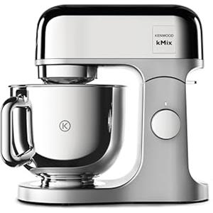 Kenwood KMX760CH Impastatrice Planetaria con Ciotola con manico in Acciaio da 5L, 3 Ganci di Miscelazione, Potenza 1000W, Personalizzabile con oltre 20 Accessori Acquistabili Separatamente, Cromato