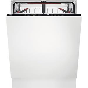 AEG Lavastoviglie Integrata Totale ProClean FSE74627P, 60 Cm, 13 Coperti, Tecnologia AirDry e SatelliteClean, GlassCare 7000, Lava i Cristalli Senza Timore, QuickSelect, Bianco, Classe C