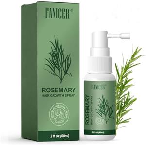 Yagaspantery Spray per Capelli al Rosmarino,Hair Root Serum,Olio al Rosmarino Per La Crescita Dei Capelli Sani e Forti,Nutre Il Cuoio Capelluto,Crescita Dei Capelli (60ml)