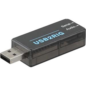 Bebykilemi Jianwu Amateur USB per scheda connettore con Ptt Control Audio e interfaccia di isolamento Usb2rig per Ptt Sound Yaesu per radio Icom compatibile e avere