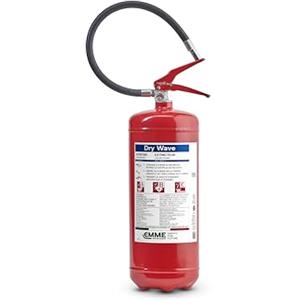 EMME ANTINCENDIO ESTINTORE KG 6 POLVERE - CODICE 21063 M6 - 34A-233BC - UNI EN 3-7