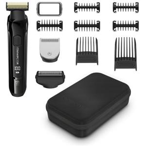 Rowenta TN6201F4 Forever Sharp Ultimate Regolabarba Elettrico, 18 Impostazioni, da 0 a 17 mm, Lame in Titanio, Monitoraggio Digitale della Batteria, Autonomia di 120 minuti, Ricarica rapida