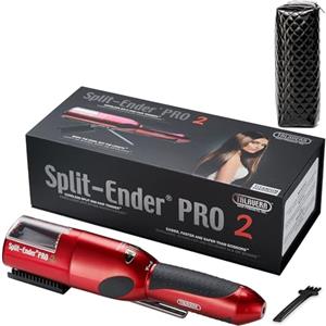 Split Ender Pro 2 Strumento per capelli Tagliacapelli per la rimozione e riparazione delle doppie punte fragili e danneggiate a secco - Rosso