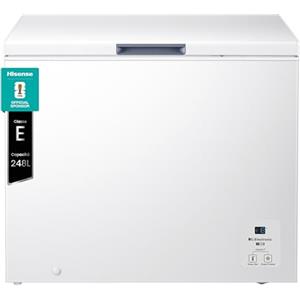 Hisense FC321D4AWLE Congelatore a Pozzo 248 L di capacità, Silenzioso 40 dB, Bianco, LxPxA 96,3x 63 x 84,7 cm