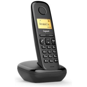 Gigaset A 170 Telefono Cordless, Nero - Display grafico illuminato (34 x 22 mm / 1.5 ) - SMA170N