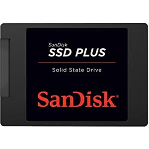 SanDisk SDSSDA-250G-G28 SSD Plus SSD Interno 250GB, 2.5 SATA SSD, Tempi di avvio, spegnimento e risposta delle app piu rapid, con velocità di lettura fino a 53 MB/s, 440 MB/s scrittura