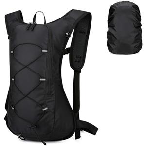 Zimoer Zaino per Ciclismo 7L, Copri Zaino per Pioggia da Esterno, Zaino da Bicicletta Piccolo con Rete Casco, Zainetto Bici per MTB da Uomo e Donna, per escursionismo ciclismo trekking campeggio