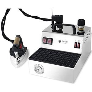 AEOLUS EOLO Home & Professional EOLO Sistema Stirante Professionale GV02 INOX PLUS Ferro da Stiro con Paravapore Caldaia in Rame a Risparmio Energetico A++ Resistenza Esterna Anticalcare Corazza Acciaio Inox