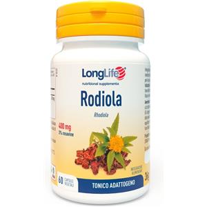 LONGLIFE RODIOLA 3% ROSAVINE 400 MG - Integratore Alimentare in 60 Tavolette