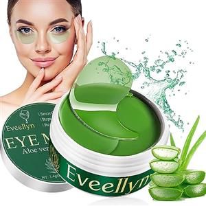 Eveellyn Patch Occhi, Maschera Occhi al Tè Verde, Patch Occhiaie e Borse, Anti Occhiaie, Anti Rughe, Rimuovi Borse e Puffiness