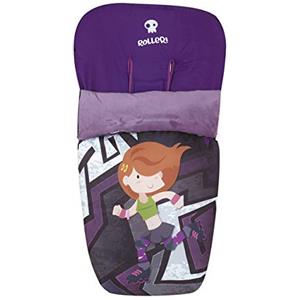 Originalbaby - Sacco universale per passeggino, con coprigambe in pile, rimovibile con cerniere, lavabile in lavatrice Roller