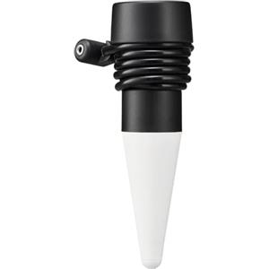 Fiskars Urban Plant Care Cono di Irrigazione, Auto-Irrigazione per Piante da Appartamento, Effetto di Aspirazione Naturale, Cono in Ceramica Porosa, Tubo da 83 cm, Nero/Bianco, 2 Pezzi, 1075381