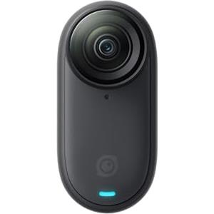 Insta360 GO 3S Standalone (Senza Action Pod/Caricatore) - 128GB Nero, Videocamera Portatile 4K per Vlogging con Stabilizzazione, 140 Minuti di Autonomia, Impermeabile, Apple Find My e Design Modulare