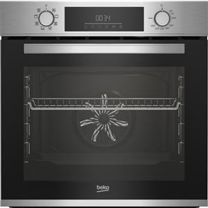 Beko Forno Elettrico da Incasso Ventilato Multifunzione con Grill 72 Litri 60 cm Classe A colore Nero e Acciaio Inox - BBIM12300X b300