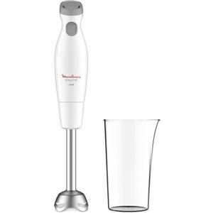 Moulinex Easychef DD451110 - Frullatore a immersione, 450 W, 2 velocità, lame Zelkrom, bianco