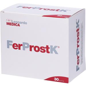 LEONARDO MEDICA Srl Ferprost K 30 bustine integratore per prostata e vie urinarie