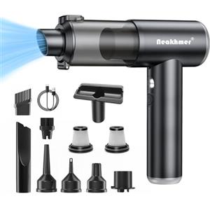 Neakhmer Aspirapolvere Auto Senza Fili: 20000PA Mini Aspirabriciole Portatile con Motore Brushless,Soffiatore Aspiratore a Batteria per Auto Casa Ufficio Peli di Animali Piarhlie Divano