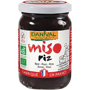 DANIVAL Miso di Riso Bio 200g - Sapore forte e salato, senza glutine