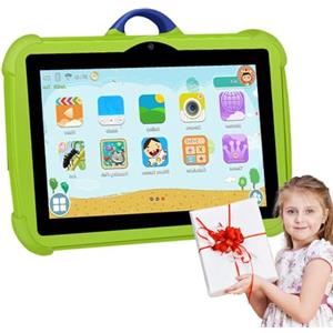 Generico Tablet Per Bambini Da 7 Pollici - Tablet Android7.1, +64 GB Romtablet PC | Protezione Agli Occhi A Prova Di Goccia Multiuso E All' A Prova Di, Grande Batteria Con Doppio Contro