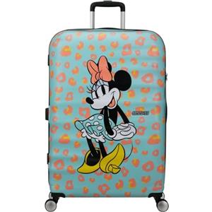 American Tourister Wavebreaker Disney FL - Spinner L, valigia, 77 cm, 96 L, multicolore (Minnie Pastel Dots)