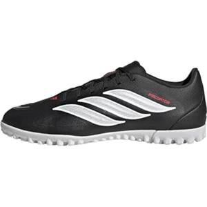 adidas Unisex Club Turf Football Shoes, Core Black/Ftwr White/Lucid Red, 47 1/3 EU