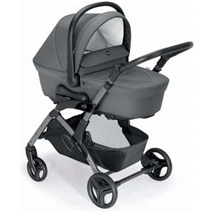 Cam - Trio Fluido Easy Con Seggiolino Auto Area 0+ Isize, Romantic Cuore Antracite