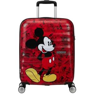 American Tourister Wavebreaker Disney FL - Spinner S, bagaglio a mano, 55 cm, 36 L, multicolore (rosso Mickey Comics)