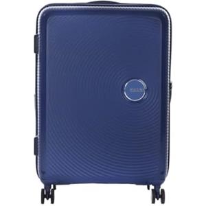 American Tourister Soundbox - Trolley M Espandibile Valigia, 67 cm, 71.5/81 L, Blu (Midnight Navy)