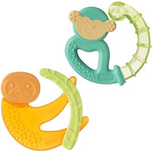 Chicco Massaggiagengive Refrigerante Fresh Animal 4m - Silicone Igienico, Allevia il Dolore della Dentizione