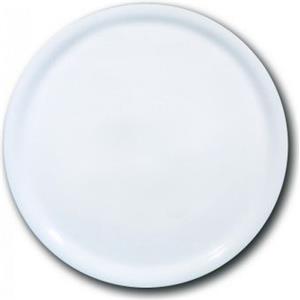 Saturnia Set di 6 Piatti Pizza Napoli in Porcellana Bianca 33 cm - Lavabili in Lavastoviglie e Adatti al Microonde