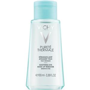 Vichy Pureté Thermale Struccante Occhi Lenitivo 100 ml - Delicato con Estratto di Fiordaliso e Vitamina B5