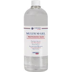 Germo Gel Multiuso - 1.000 ml, con Alcol Etilico ( 70% v/v) per Igiene Mani Senza Acqua