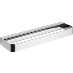Metaform Porta Asciugamani Ad Anello 25 cm in Acciaio Cromato - Design Lineare con Fissaggio Doppio