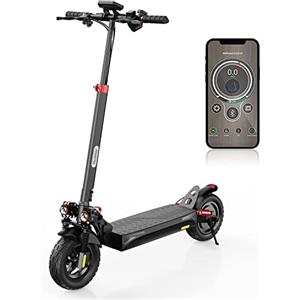 iScooter Ix4 Monopattino Elettrico Adulto, Carico 150 KG, Controllo Tramite App, Pneumatici Fuoristrada Da 10", Monopattino Elettrico Pieghevole Con Quadruplo Assorbimento Degli Urti, Quintuplo Freno