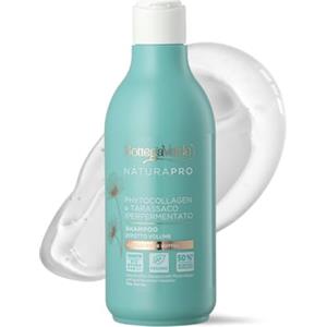 Bottega Verde - Natura Pro, Shampoo Volumizzante per Capelli Fini e Sottili, 250 ml, con Collagene di Origine Naturale e Tarassaco Iperfermentato, Formula Vegana con Tensioattivi Biodegradabili