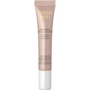 Bottega Verde - Crema Gel Borse e Occhiaie, 15 ml, con Acido Ialuronico, Riso e Soia, Fresco e Idratante, Combatte i Segni di Stanchezza, Perfetto come Base per Make-Up Occhi